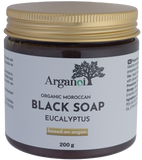 Organische zwarte zeep Eucalyptus 200g